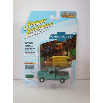 Johnny Lightning 1:64 Chevrolet 3100 Pickup 1950 seacrest green